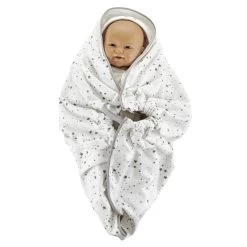 Babyjem Wit/Grijs Wikkeldeken 1116431 -Babyproducten  Winkel Babyjem Wit Grijs Wikkeldeken 1116431 2
