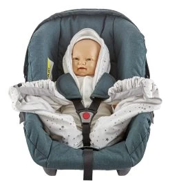 Babyjem Wit/Grijs Wikkeldeken 1116431 -Babyproducten  Winkel Babyjem Wit Grijs Wikkeldeken 1116431 3