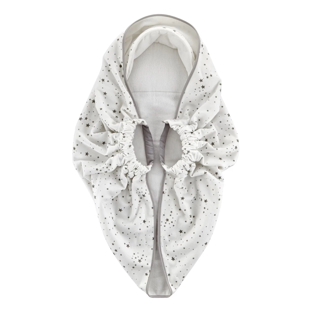 Babyjem Wit/Grijs Wikkeldeken 1116431