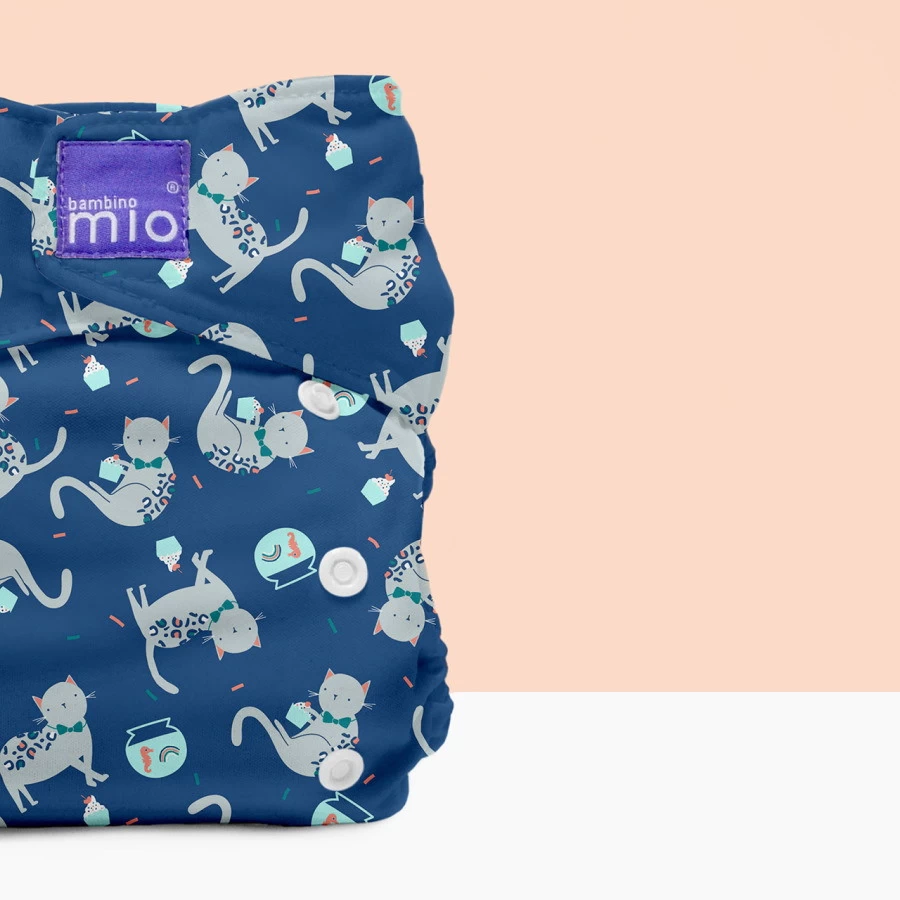 Bambino Mio MioSolo Feline Fiesta Wasbare Luier BM-5SO-FEL 4 Bambino Mio MioSolo Feline Fiesta Wasbare Luier BM-5SO-FEL - Afbeelding 2