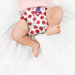 Bambino Mio MioSolo Strawberry Cream Wasbare Luier BM-5SO-SCR -Babyproducten  Winkel Bambino Mio MioSolo Strawberry Cream Wasbare Luier BM 5SO SCR 3