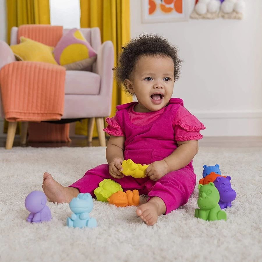 Bright Starts Tropic Animals 9 Stuks Speelgoed Dieren K12615 8 Bright Starts Tropic Animals 9 Stuks Speelgoed Dieren K12615 - Afbeelding 6