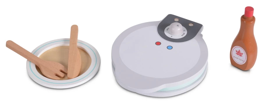 Cangaroo Houten Wafelijzer Set 4334 4 Cangaroo Houten Wafelijzer Set 4334 - Afbeelding 2