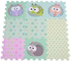 Cangaroo Insectenwereld 9 Stuks Schuimrubberen Puzzelmat 3082