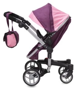Cangaroo Violette Poppen Kinderwagen 6807 -Babyproducten  Winkel Cangaroo Violette Poppen Kinderwagen 6807 2