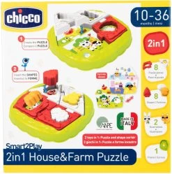 Chicco 2-in-1 Huispuzzel 00011085000000 -Babyproducten  Winkel Chicco 2 in 1 Huispuzzel 00011085000000 6