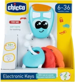 Chicco Mijn Eerste Elektronische Sleutels 00011163000000 -Babyproducten  Winkel Chicco Mijn Eerste Elektronische Sleutels 3