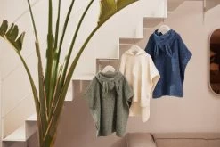 Jollein Ash Green Badstof Poncho 533-550-00095 -Babyproducten  Winkel Jollein Jeans Blue Badstof Poncho 533 550 66035.5