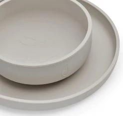 Jollein Nougat Siliconen Dinerset 705-007-00093 -Babyproducten  Winkel Jollein Nougat Siliconen Dinerset 705 007 00093 2