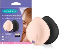 Lansinoh 8 Stuks Wasbare Borstcompressen Incl. Waszakje 20387 -Babyproducten  Winkel Lansinoh 8 Stuks Wasbare Borstcompressen incl. Waszakje 20387 2