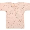 LÄSSIG Lassig GOTS Dots Powder Pink Maat 50/56 Lange Mouw Overslag Shirtje 1531011772-56