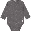 LÄSSIG Lassig GOTS Spots Anthracite Maat 62/68 Lange Mouw Overslag Romper 1531010260-68 -Babyproducten  Winkel Lassig GOTS Spots Anthracite Maat 62 68 Lange Mouw Overslag Romper 1531010260 68