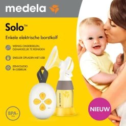 Medela Solo Enkele Elektrische Borstkolf 101041610 -Babyproducten  Winkel Medela Solo Enkele Elektrische Borstkolf 101041610 5