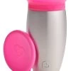 Munchkin Stainless Steel Miracle 360 Cup Roze Anti-Lek Beker 012370 Div -Babyproducten  Winkel Munchkin Stainless Steel Miracle 360 Cup Roze Anti Lek Beker 012370 div .1