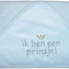 Petit Villain Ik Ben Een Prinsje! Blauw Badcape -Babyproducten  Winkel Petit Villain Ik Ben Een Prinsje Blauw Badcape 4