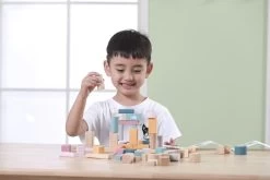 PolarB 60 Stuks Houten Blokken 44010 -Babyproducten  Winkel PolarB 60 Stuks Houten Blokken 44010 3