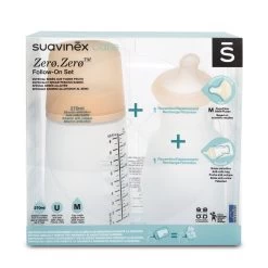 Suavinex Zero.Zero 270ml M Flow Starterset SXZBRF067416 -Babyproducten  Winkel Suavinex Zero.Zero 270ml M Flow Starterset SXZBRF067416 7
