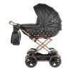 Tako Mini Imperial Black/Rose Poppen Kinderwagen Incl. Tas 04 -Babyproducten  Winkel Tako Mini Imperial Black Rose Poppen Kinderwagen incl. Tas 04