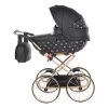 Tako Mini Imperial Vintage Black/Rose Poppen Kinderwagen Incl. Tas 04 -Babyproducten  Winkel Tako Mini Imperial Vintage Black Rose Poppen Kinderwagen incl. Tas 04
