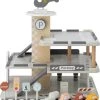 Tryco Houten Garage Incl. Speeltjes TR-303024 -Babyproducten  Winkel Tryco Houten Garage incl. Speeltjes TR 303024 01