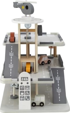 Tryco Houten Garage Incl. Speeltjes TR-303024 -Babyproducten  Winkel Tryco Houten Garage incl. Speeltjes TR 303024 03