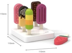 Viga 6 Stuks Houten Speelgoed IJsjes 44528 -Babyproducten  Winkel Viga 6 Stuks Houten Speelgoed IJsjes 44528 4