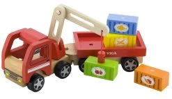 Viga Houten Kraanwagen 50690 -Babyproducten  Winkel Viga Houten Kraanwagen 50690 3