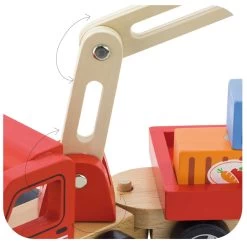 Viga Houten Kraanwagen 50690 -Babyproducten  Winkel Viga Houten Kraanwagen 50690 4