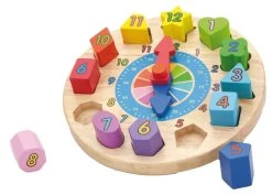 Viga Houten Speelgoed Klok 59235