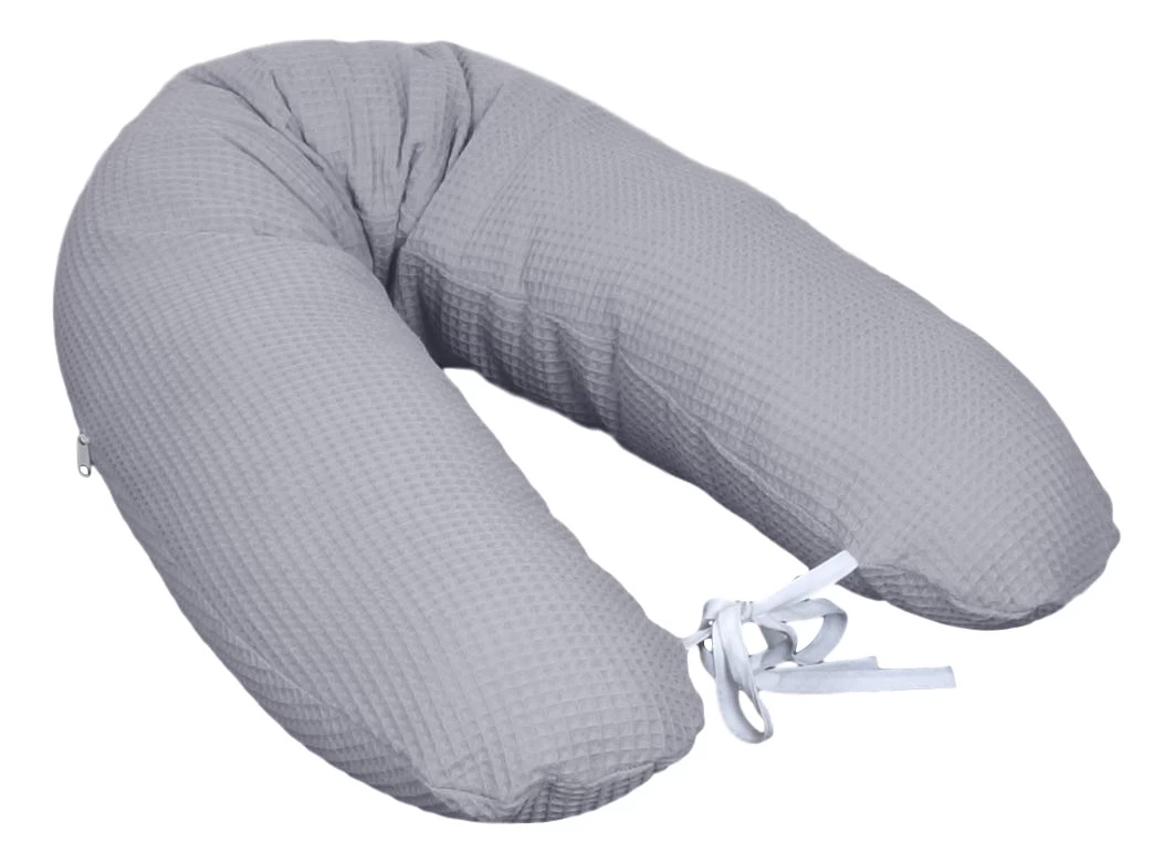 MamaLoes Amy Wafel Lichtgrijs Voedingskussen 63114 3 MamaLoes Amy Wafel Lichtgrijs Voedingskussen 63114