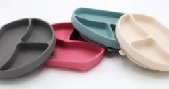 Babyjem Roze Siliconen Bordje 715 -Babyproducten  Winkel babyjem siliconen bordje 715 10 3