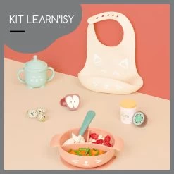Babymoov Learn'Isy Vos Kinderservies Set Incl. Silicone Slab A005402 -Babyproducten  Winkel babymoov learnisy vos kinderservies set incl. silicone slab a005402 6