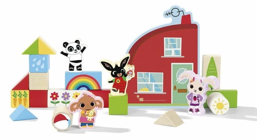 Bambolino Toys Bing 22 Stuks Houten Blokken 19093