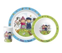 Bambolino Toys Fien En Teun 3-delig Kinderservies 19206