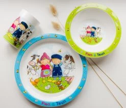 Bambolino Toys Fien En Teun 3-delig Kinderservies 19206 -Babyproducten  Winkel bambolino toys fien en teun 3 delig kinderservies 19206 sfeer3
