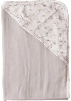 Bébé-jou Bebe-Jou Wish Grey Hydrofiel Badcape 3049062