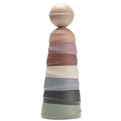 Bibs Pastel Rainbow Wobbly Tower Stapeltoren 4100100