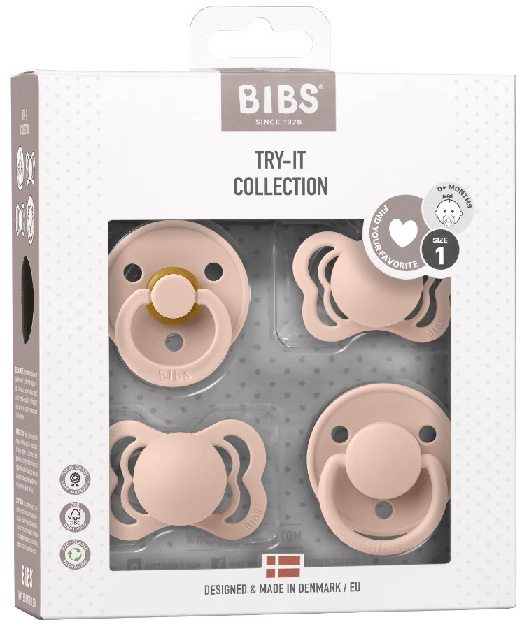 Bibs Try-it Blush 0-6 Mnd 4 Stuks Fopspenen 91341 5 Bibs Try-it Blush 0-6 Mnd 4 Stuks Fopspenen 91341 - Afbeelding 3