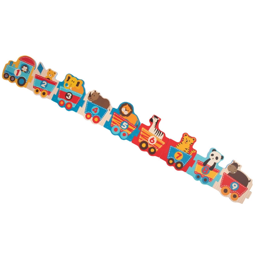 Bieco Dieren Trein Schuimrubberen 9 Stuks Puzzel Mat 19003763 6 Bieco Dieren Trein Schuimrubberen 9 Stuks Puzzel Mat 19003763 - Afbeelding 4
