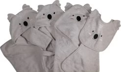 Blush & Blossom Koala Kyle 1-2jr Badstof Badjas TR-BB4212 -Babyproducten  Winkel blush blossom koala kyle bathcape bathrobe bibs poncho 1