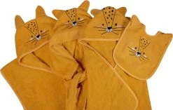 Blush & Blossom Leopard Lenny Badstof Badcape TR-BB4204 -Babyproducten  Winkel blush blossom leopard lenny badcape bathrobe bibs poncho 1 1 1