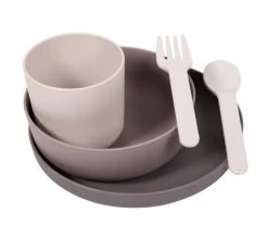 Bo Jungle B-Dinner Grijs 5-delige Biologische Dinerset B551000