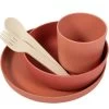 Bo Jungle B-Dinner Terracotta 5-delige Biologische Dinerset B551030 -Babyproducten  Winkel bo jungle b dinner terracotta 5 delige biologische dinerset b551030.1