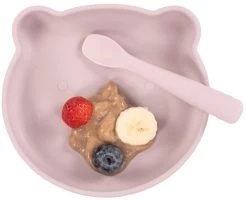 Bo Jungle B-Suction Bear Roze Bord B500710 -Babyproducten  Winkel bo jungle b suction bear roze bord b500710 4