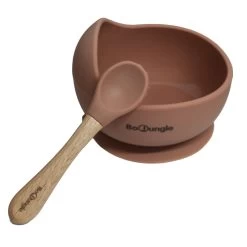 Bo Jungle B-Suction Bowl Terracotta Kommetje Met Lepel B500690 -Babyproducten  Winkel bo jungle b suction bowl terracotta kommetje met lepel b500690 3