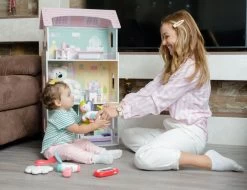 Cangaroo Anna Houten Poppenhuis 4121 -Babyproducten  Winkel cangaroo anna houten poppenhuis 4121 2 2