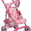 Cangaroo Flower Garden Pink Poppenbuggy -Babyproducten  Winkel cangaroo flower garden pink poppenbuggy 1
