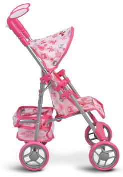 Cangaroo Flower Garden Pink Poppenbuggy -Babyproducten  Winkel cangaroo flower garden pink poppenbuggy 2