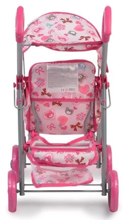 Cangaroo Flower Garden Pink Poppenbuggy -Babyproducten  Winkel cangaroo flower garden pink poppenbuggy 6
