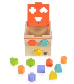 Cangaroo Houten Kubus Vormenstoof 015 -Babyproducten  Winkel cangaroo houten kubus vormenstoof 015 1